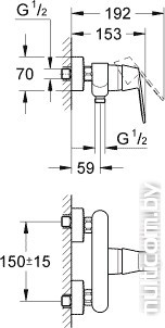 Смеситель Grohe Eurosmart Cosmopolitan 32837000