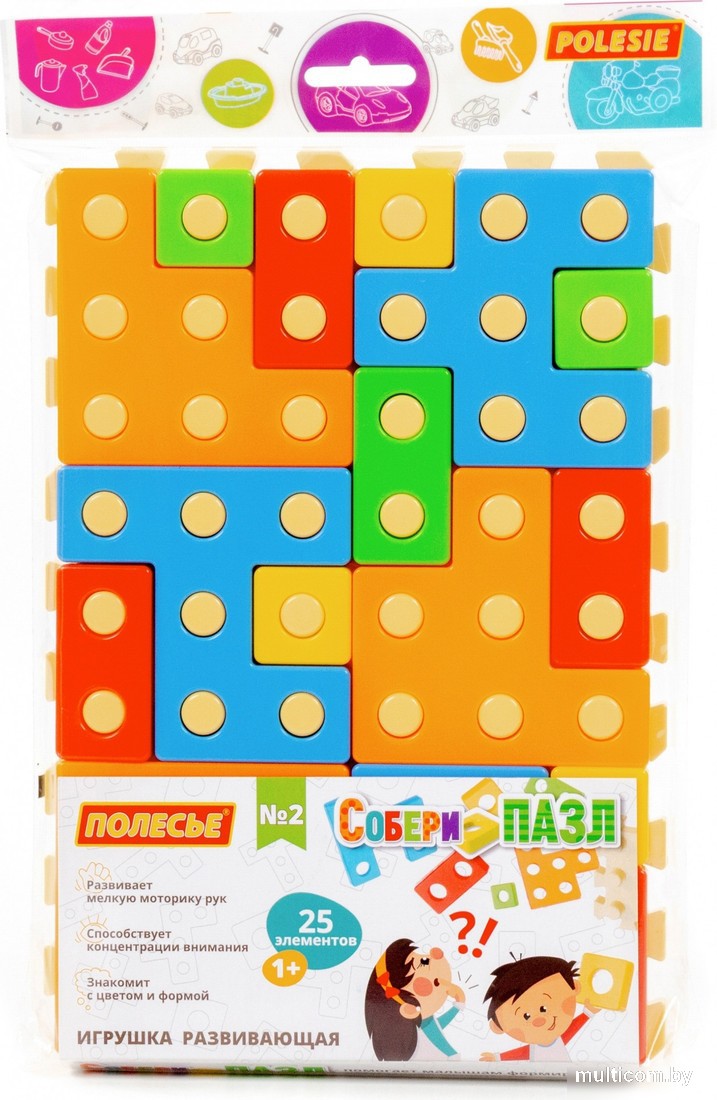 Конструктор Полесье Собери пазл №2 93943