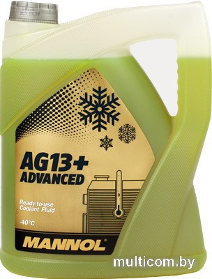 Охлаждающая жидкость Mannol Antifreeze AG13+ 5л