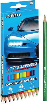 Набор цветных карандашей deVente Turbo 5023205 (18 цветов)