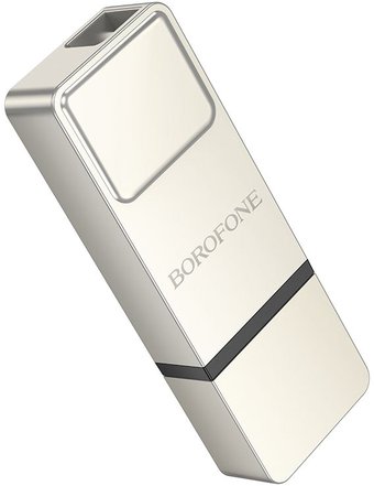 USB Flash Borofone BUD6 128GB (серебристый)
