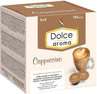 Кофе в капсулах Dolce aroma Cappuccino 16 шт