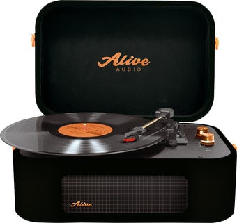Виниловый проигрыватель Alive audio Stories (черный)
