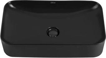 Умывальник Abber Rechteck AC2204MB (черный матовый)