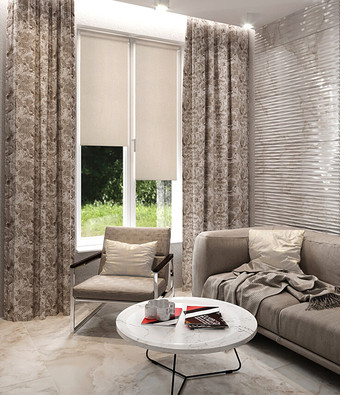 Рулонные шторы Legrand Ривера 140x175 (жемчужный)