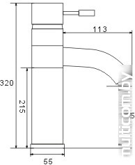 Смеситель FRAP H52 F1052-2