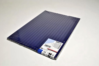 Металлический канал для переплета OPUS O.Simple Channel 304x7 мм OSC07NIE30425 (25 шт, синий)