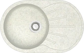Кухонная мойка Elmar M-04M (белый гранит Q15)