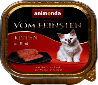 Консервированный корм для кошек Animonda Vom Feinsten Kitten с говядиной 100 г