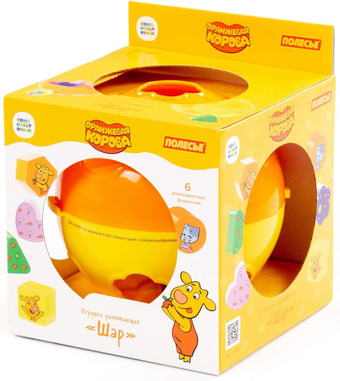 Сортер Полесье Оранжевая корова Шар 93097 (в коробке)