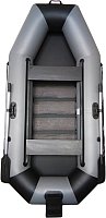 Моторно-гребная лодка Vivax К300Т с ковриком-сланью (без киля, серый/черный)