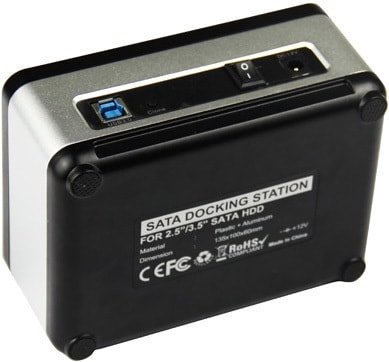 Бокс для жесткого диска AgeStar 3UBT8 (серебристый/черный)