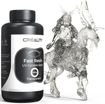 Фотополимер Creality Resin Transparent 1 кг (прозрачный)