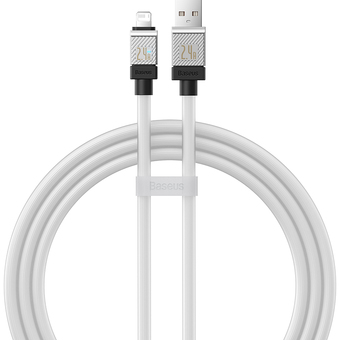 Кабель Baseus CoolPlay Series USB Type-A - Lightning (1 м, белый)