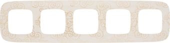 Рамка Legrand Valena Allure 754355 (нарцисс/золото)