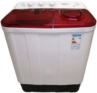 Активаторная стиральная машина Vesta WME50P (белый/красный)