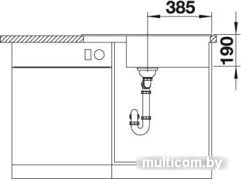 Кухонная мойка Blanco ZIA XL 6 S Compact 526019 (черный)