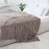 Плед Casa Conforte Royal Flannel 160x220 6155315 (коричневый)