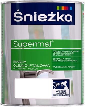 Эмаль Sniezka Supermal Emalia Olejno-Ftalowa 800 мл (зеленая мята)