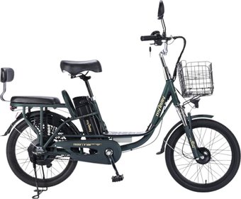 Электровелосипед MyWay Truck 1.0 500 24 (15, темно-зеленый)