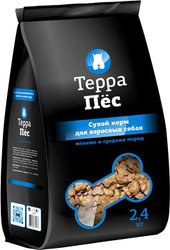 Сухой корм для собак Терра Пеc Для взрослых собак мелких и средних пород TRK033 2.4 кг