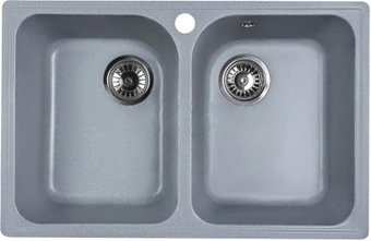 Кухонная мойка Marblan Duas (серебристый)
