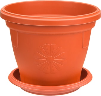 Кашпо Эльфпласт Italy 431 6 л (терракотовый)