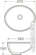 Умывальник WeltWasser Deilbach 6022