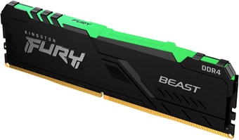 Оперативная память Kingston FURY Beast RGB 16GB DDR4 PC4-24000 KF430C15BB1A/16