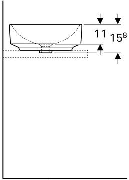 Умывальник Geberit VariForm 500.768.01.2