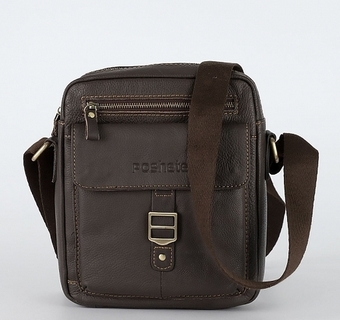 Сумка через плечо Poshete 196-2712-YB42-DBW (коричневый)