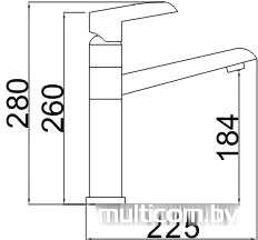 Смеситель Oulin OL-8603S