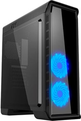 Корпус GameMax 9503X Elysium (черный, голубая подсветка)