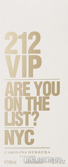 Carolina Herrera 212 VIP EdP (80 мл)