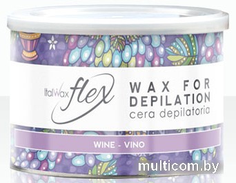 Воск ItalWax Flex Вино в банке (400 мл)