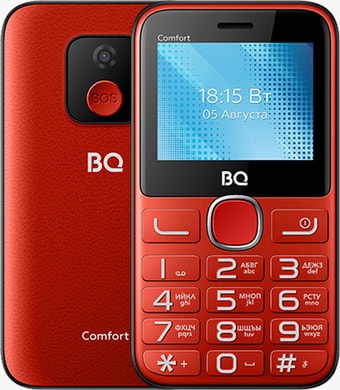 Мобильный телефон BQ-Mobile BQ-2301 Comfort (красный/черный)