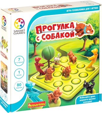 Настольная игра Bondibon Прогулка с собакой ВВ4971