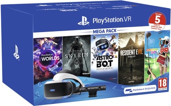 Очки виртуальной реальности Sony PlayStation VR v2 Mega Pack 2019