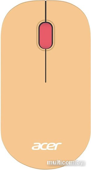 Мышь Acer OMR205 (бежевый/розовый)