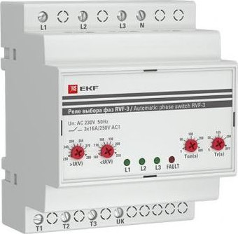 Реле контроля фаз EKF PROxima RVF-3