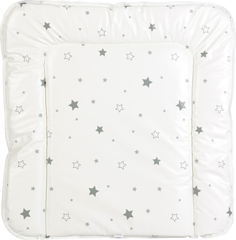 Матрас для пеленания Polini Kids Звездное сияние 65x65 0002429-24 (белый/серый)