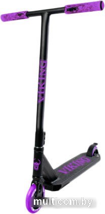 Трюковый самокат Haevner Viking (черный/фиолетовый)