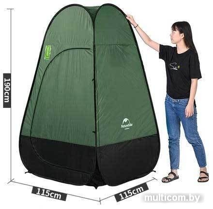 Палатка для душа и туалета Naturehike Utility NH17Z002-P (190T, зеленый)