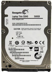 Гибридный жесткий диск Seagate Laptop SSHD 500GB (ST500LM000)