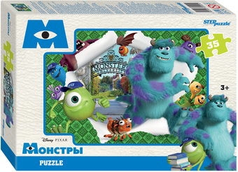 Мозаика/пазл Step Puzzle Монстры 91441 (35 эл)