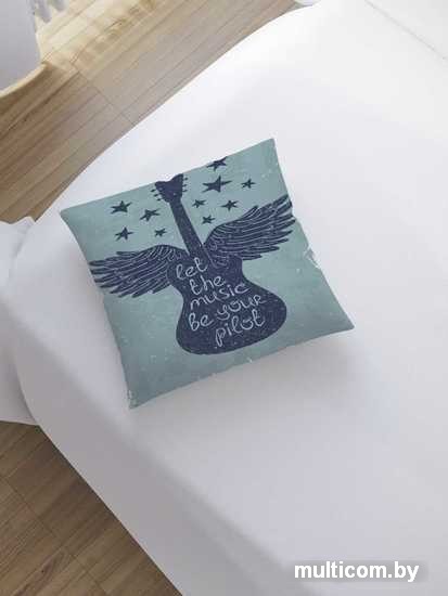 Чехол на подушку JoyArty На крыльях музыки sl_16480