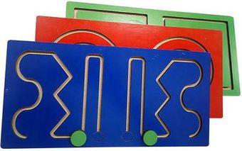 Развивающая игрушка Мастер игрушек Лабиринт Полушарные доски ig0323