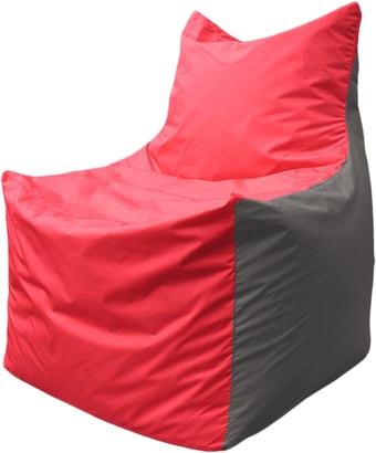 Кресло-мешок Flagman Фокс Ф2.1-170 (красный/темно-серый)