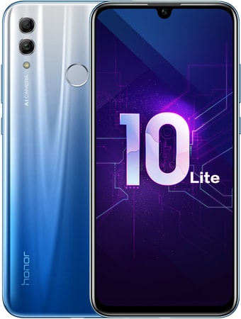 Смартфон HONOR 10 Lite 3GB/64GB HRY-LX1 (небесный голубой)