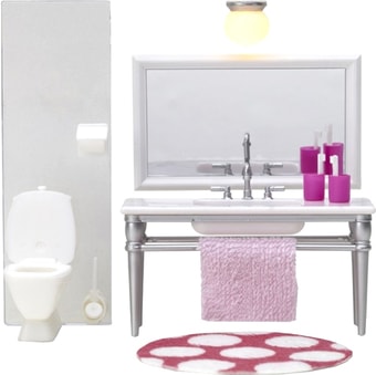 Мебель для кукольного домика Lundby Ванная с 1 раковиной 60208700